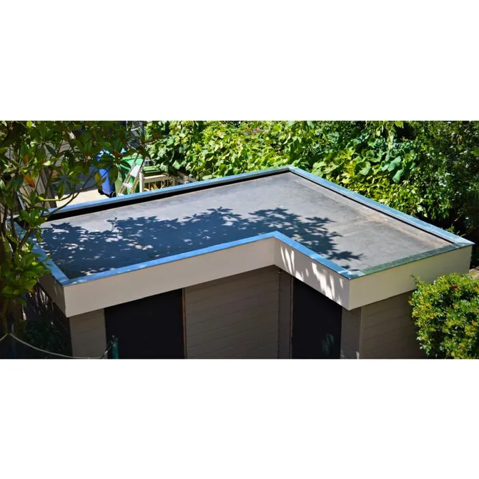 Rheinzink Zinken snel-deklijst 135 graden - daktrim - 2 meter (zonder solderen)