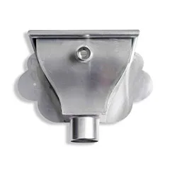 Rheinzink Zinken vergaarbak 100 mm rond - model Oud Hollands (Rheinzink)