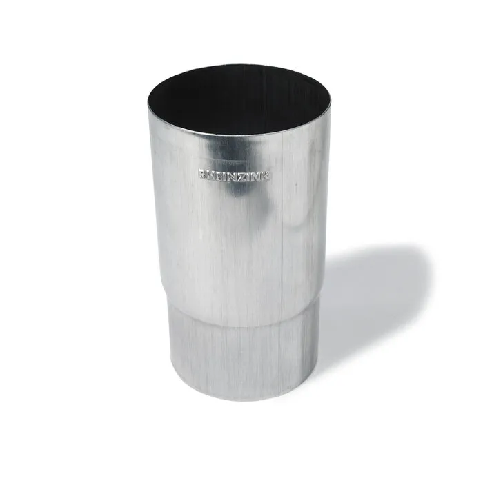 Verlengde verbindingsmof zink 100 mm - Rheinzink