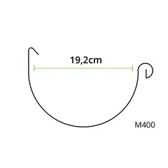 Rheinzink Zinken dakgoot - mastgoot M400 - 3 meter (Rheinzink 0,80 mm)