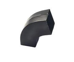 Nedzink Bocht 80x80 72 graden zwart Noir | NedZink