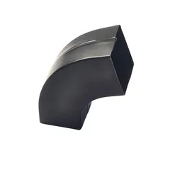Nedzink Zinken bocht 80x80 mm vierkant 72 graden zwart Noir (NedZink)