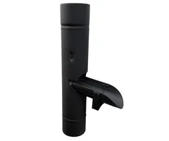 Prefa Regentonklep 80 mm - P.10  zwart