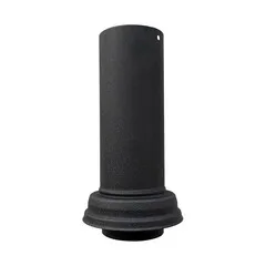 Prefa Aluminium montageschuifstuk 80 mm - 250 mm hoog - P.10 zwart (Prefa)