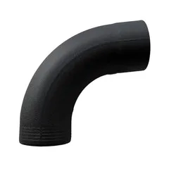 Prefa Aluminium bocht 85 graden 100 mm P.10 zwart (Prefa)