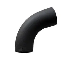 Prefa Bocht 72 graden 100 mm P.10 zwart | Prefa