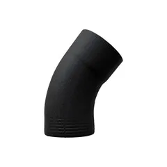 Prefa Aluminium bocht 40 graden 100 mm P.10 zwart (Prefa)