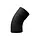 Bocht 40gr 100 mm - Ral-9005 zwart
