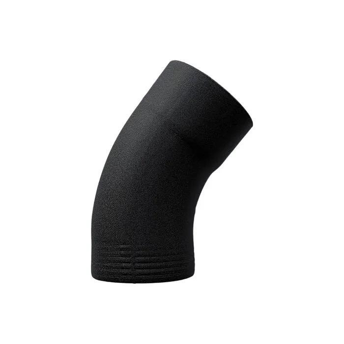 Prefa Bocht 40gr 100 mm - Ral-9005 zwart