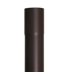 Nedzink Zinken regenpijp gelast 80 mm rond zwart Noir - 3 meter (NedZink 0,70 mm)