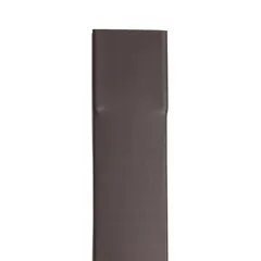 Nedzink Zinken regenpijp 80x80 mm vierkant zwart Noir - 2 meter (NedZink 0,70 mm)