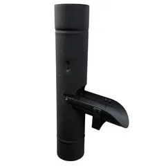 Prefa Aluminium regentonklep 100 mm rond - P.10 zwart (Prefa)