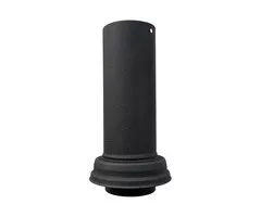 Prefa Montageschuifstuk 100 mm P.10 zwart | Prefa