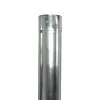 Rheinzink Regenpijp zink 80 mm rond lengte 3 meter 0.65mm dik A-kwaliteit Rheinzink