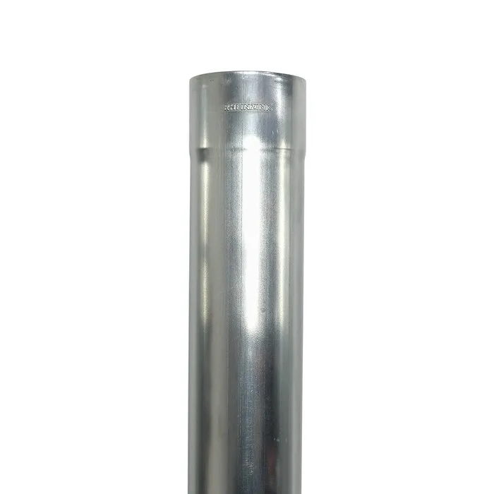 Rheinzink Regenpijp zink 80 mm rond lengte 3 meter 0.65mm dik Rheinzink