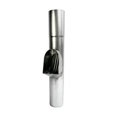 Nedzink Zinken bladafscheider 80 mm rond inclusief bladrooster (NedZink)