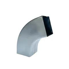 Grömo Zinken bocht 80x80 mm vierkant 72 graden (NedZink)