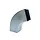 Zinken bocht 80x80 mm vierkant 72 graden (NedZink)