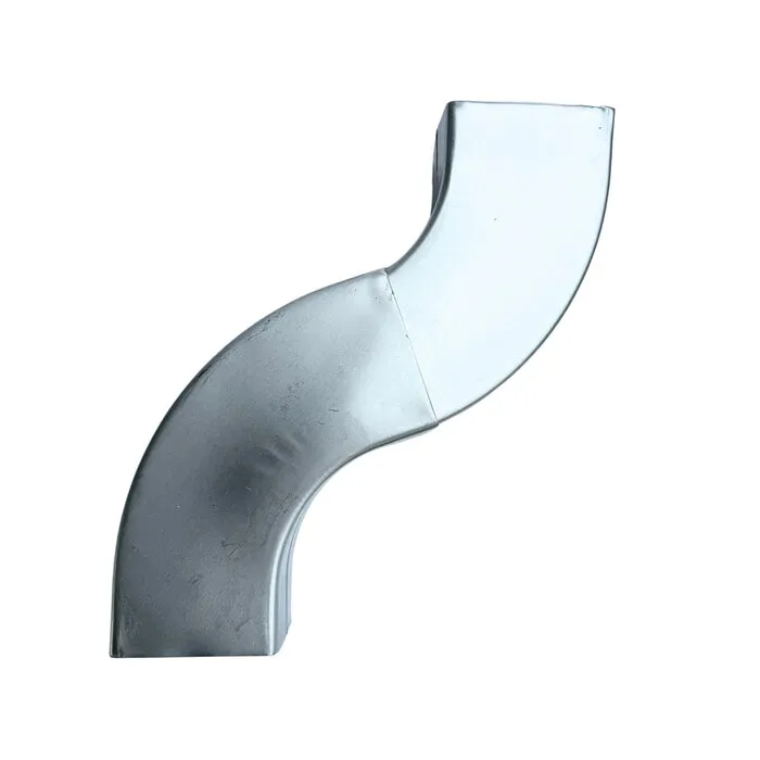 Nedzink Zinken bocht 80x80 mm vierkant 72 graden (NedZink)