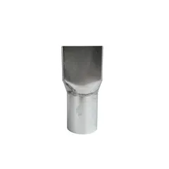 Nedzink Zinken regenpijp verloopstuk vierkant 80x80 mm naar rond 80 mm (NedZink)