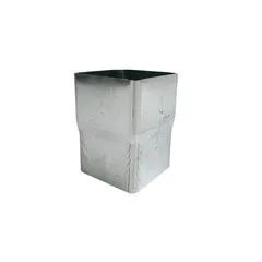 Nedzink Zinken verbindingsmof 80x80 mm vierkant (NedZink)
