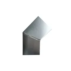 Nedzink Zinken bocht 80x80 mm vierkant 45 graden (NedZink)
