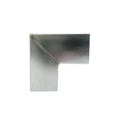 Grömo Zinken bocht 80x80 mm vierkant 90 graden (NedZink)