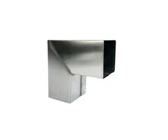 Nedzink Bocht 80x80 vierkant 90 graden | NedZink