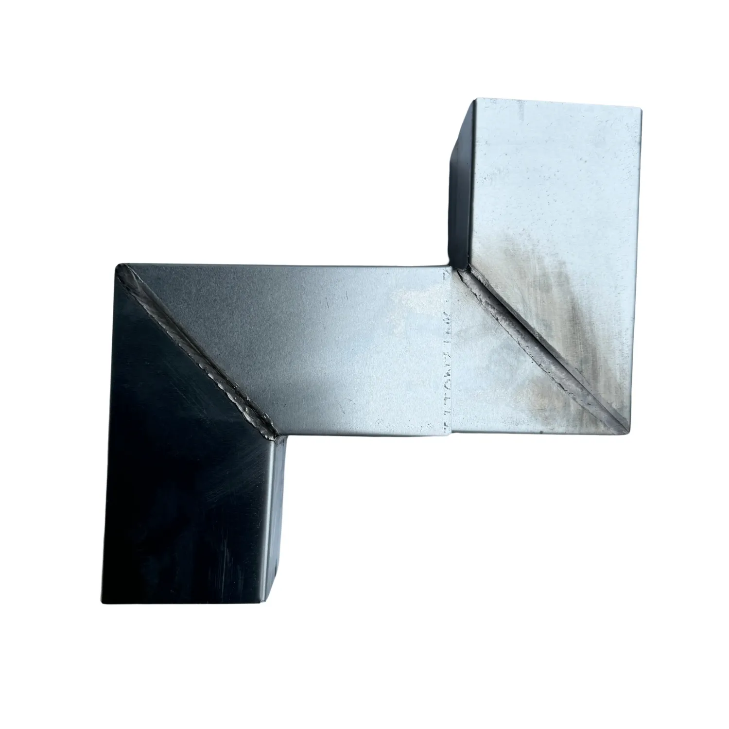 Grömo Zinken bocht 80x80 mm vierkant 90 graden (NedZink)