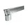 Zinken stadsuitloop 60x80 mm naar passend in 80 mm - lengte 333 mm (NedZink)