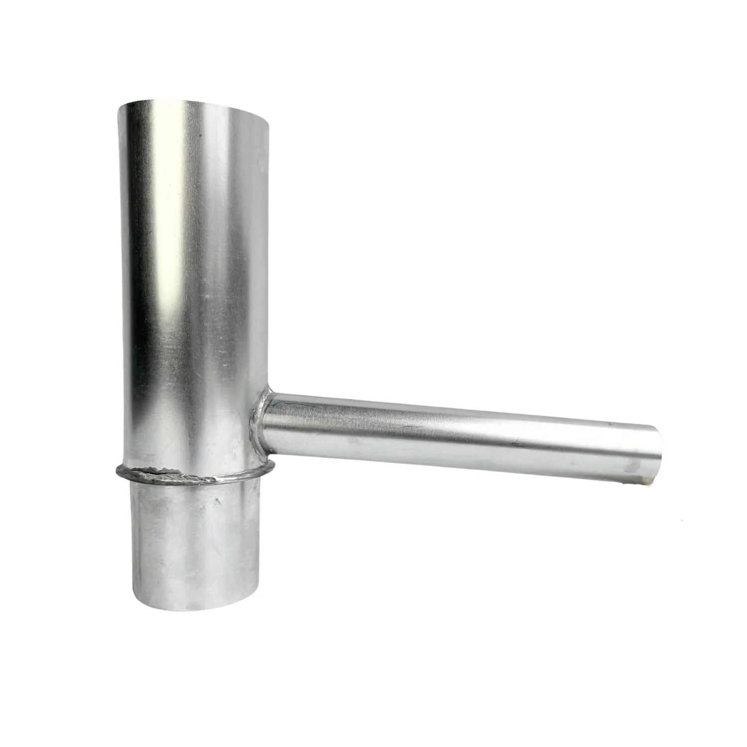 Nedzink Zinken regenton vulautomaat 80 mm rond - met inwendige ring en overloopfunctie (NedZink)
