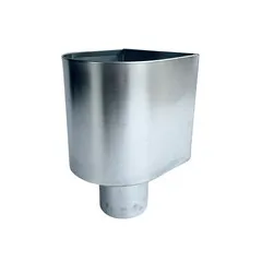 Nedzink Zinken vergaarbak 80 mm rond - model Mini (NedZink)