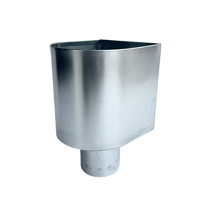 Nedzink Vergaarbak zink 80 mm - Mini