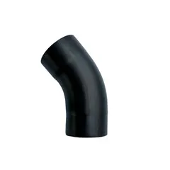 Nedzink Bocht zink 80 mm 40gr - Noir antraciet/zwart