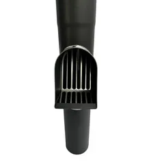Nedzink Zinken bladafscheider 80 mm zwart Noir inclusief bladrooster (NedZink)