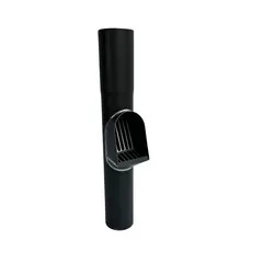 Nedzink Zinken bladafscheider 80 mm zwart Noir inclusief bladrooster (NedZink)