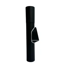 Nedzink Zinken bladafscheider 80 mm zwart Noir inclusief bladrooster (NedZink)
