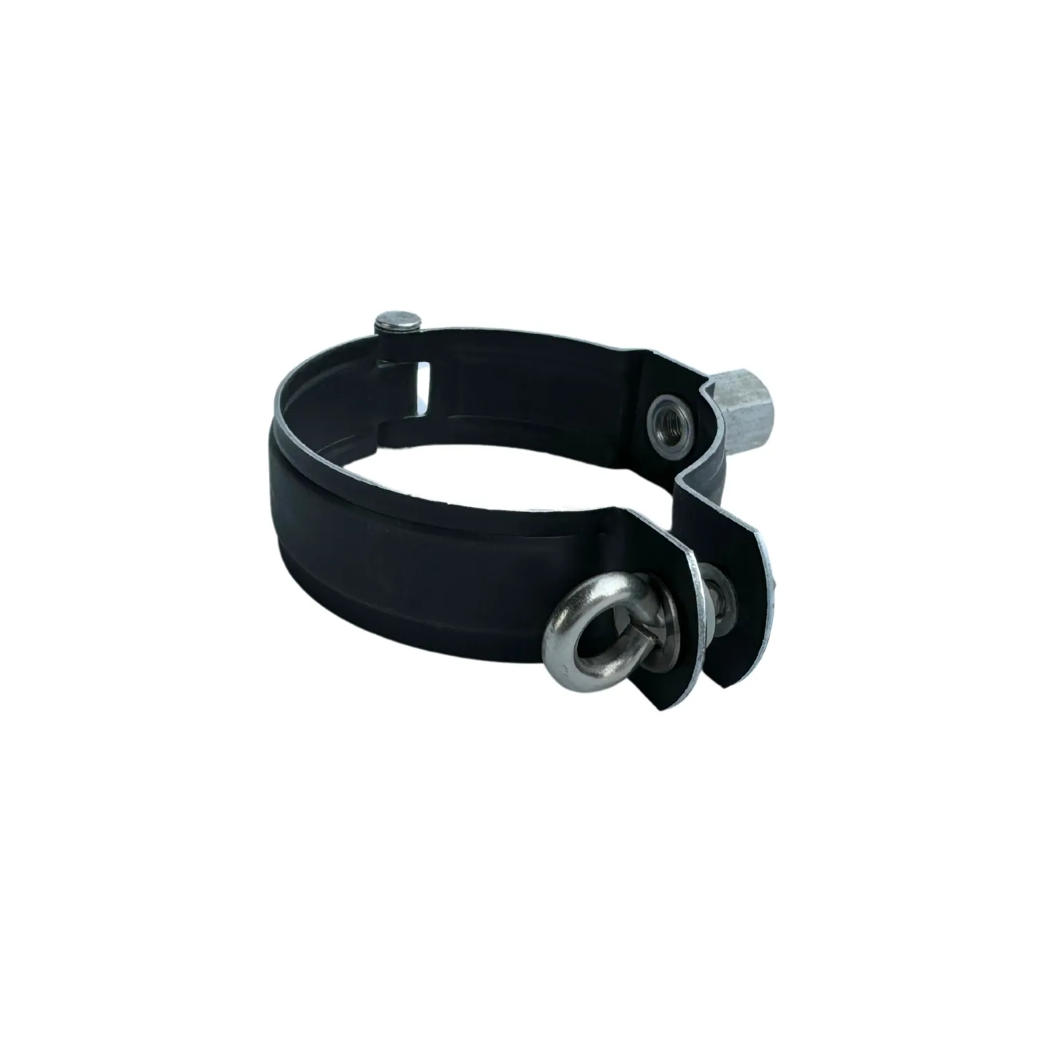 Nedzink Scharnierpijpbeugel 80/82mm M8/M10 - Noir antraciet/zwart (t.b.v. wrong)