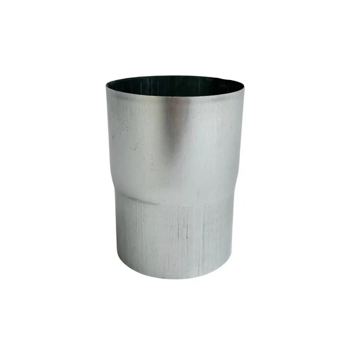 Nedzink Verbindingsmof zink 80 mm rond