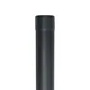 Prefa Regenpijp aluminium 80 mm 0.7mm dik 2 meter - Ral-9005 zwart