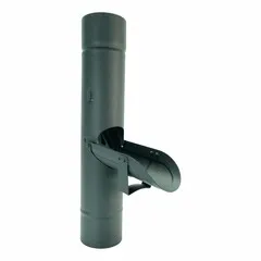 Prefa Aluminium regentonklep 80 mm - P.10 antraciet (Prefa)