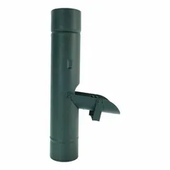 Prefa Aluminium regentonklep 80 mm - P.10 antraciet (Prefa)