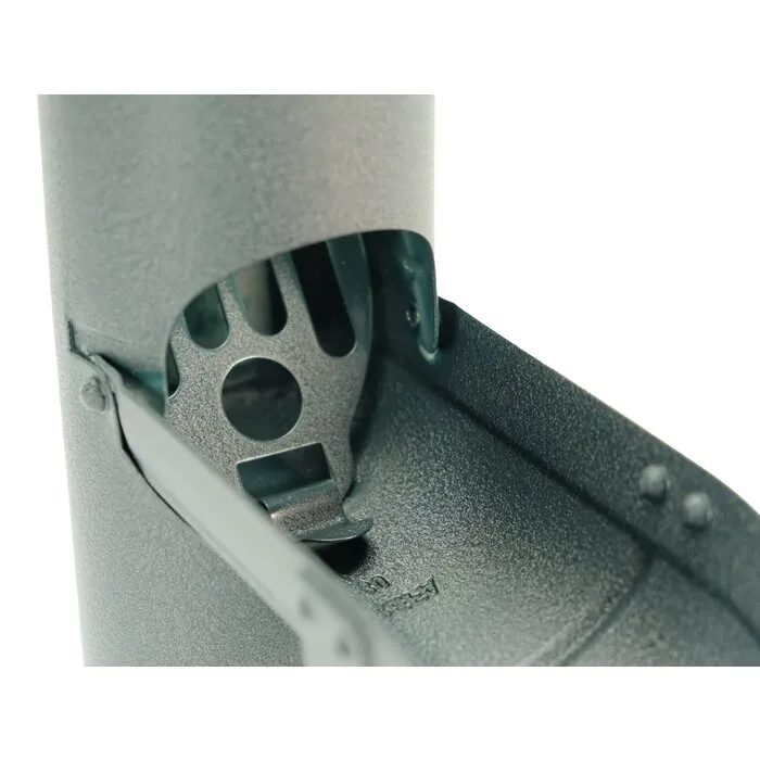 Prefa Regentonklep 80 mm - antraciet