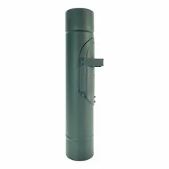 Prefa Aluminium regentonklep 80 mm - P.10 antraciet (Prefa)