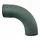 Bocht 85gr 80 mm - P.10 antraciet