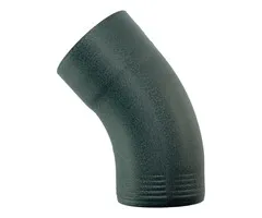 Prefa Bocht 40gr 80 mm - P.10 antraciet