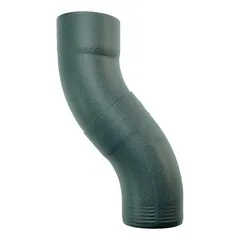 Prefa Aluminium bocht 40 graden 80 mm P.10 antraciet (Prefa)
