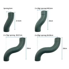 Prefa Aluminium bocht 40 graden 80 mm P.10 antraciet (Prefa)