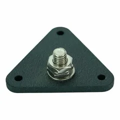 Prefa Aluminium montageplaat met M10 draad t.b.v. beugel - P.10 antraciet (Prefa)