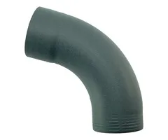 Prefa Bocht 72gr 80 mm - P.10 antraciet